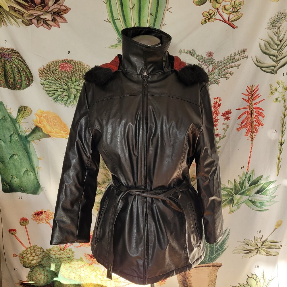 Gothic leather coat
